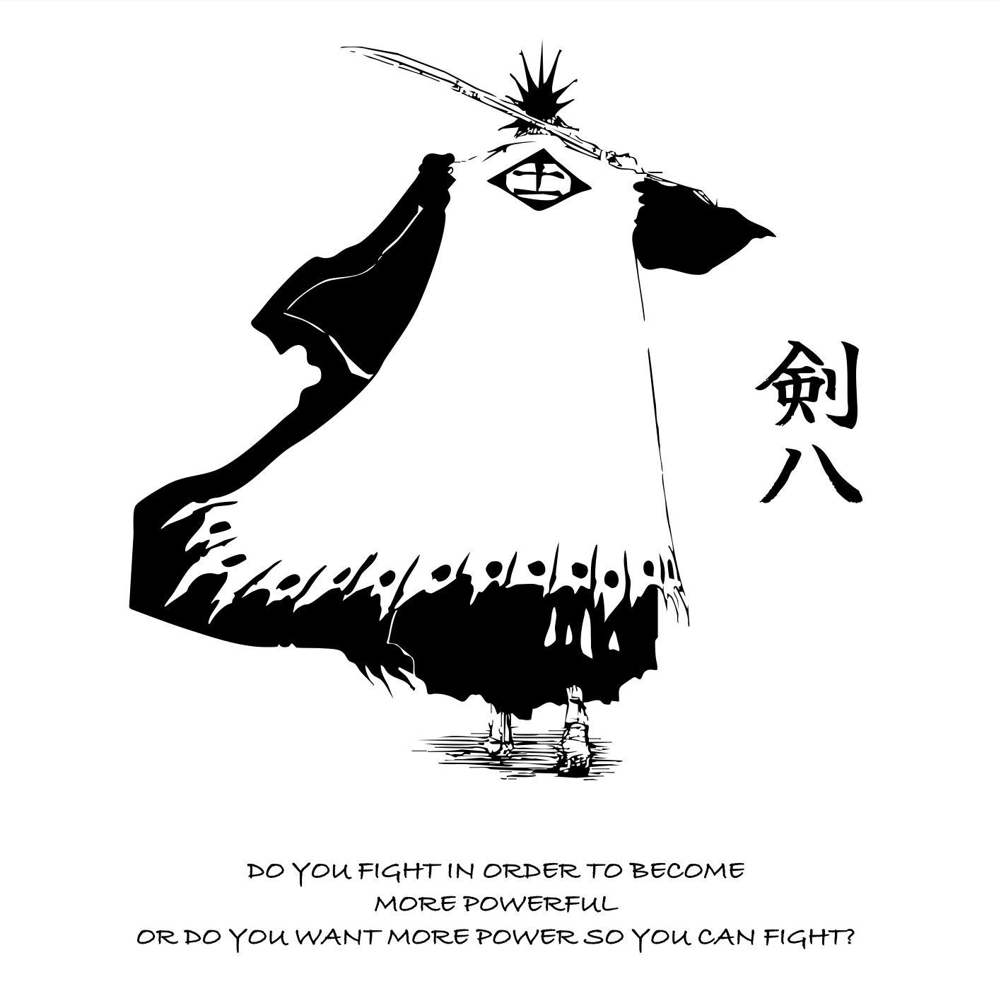 Sudadera de Kenpachi Oversize