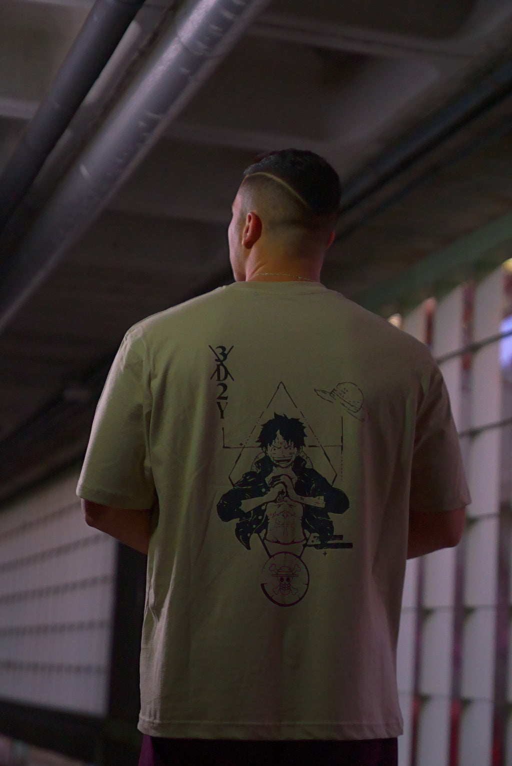 Camiseta Oversize de Luffy